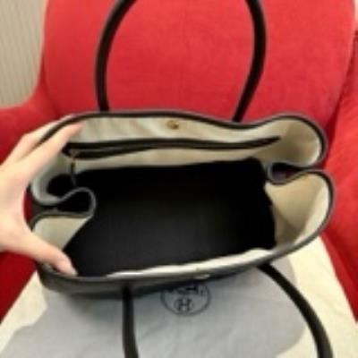 wholesale quality hermes garden party 36 clemence 89 noir ghw